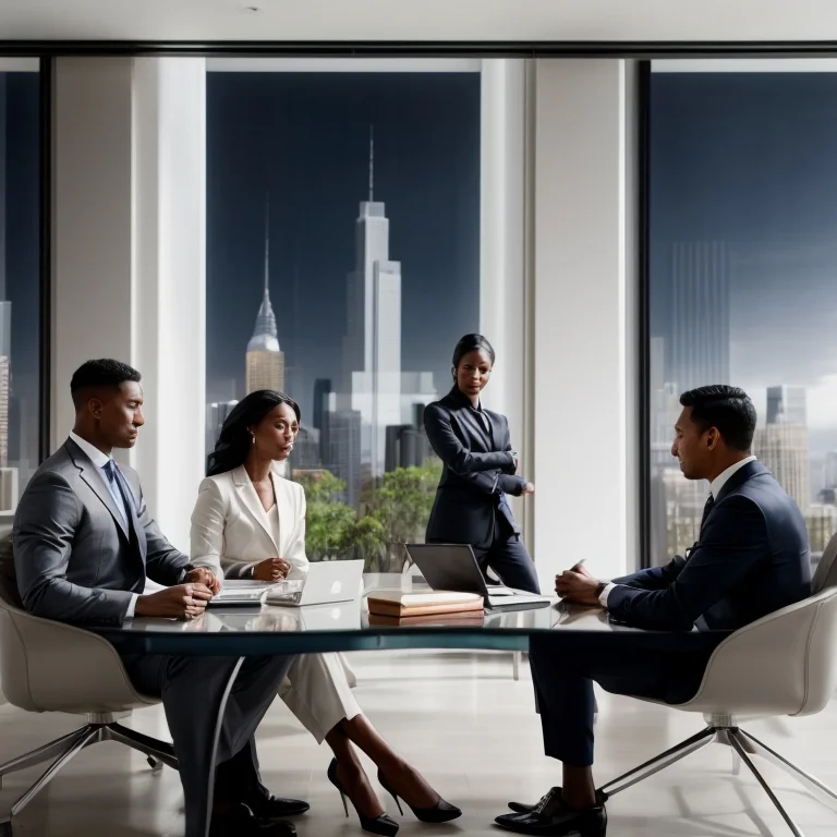 Beratungsgespräch im Büro